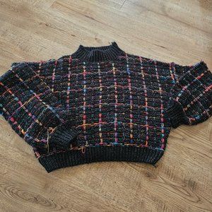 Knitted crop top multi colors